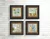 Kit 4 Quadros Decorativos Lavabo Banheiro P c Vidro