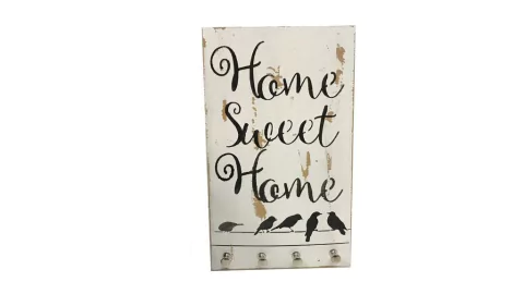 Porta Chaves Chaveiro Decorativo Parede Provençal Home Sweet Home