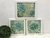 Quadros Decorativos Floral Turquesa Trio - comprar online