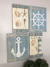 Placas Decorativas Praia Náutico 4 Placas