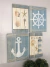 Placas Decorativas Praia Náutico 4 Placas