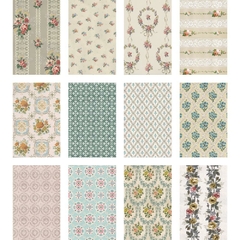 Idea-Ology Worn Wallpaper 5"x8" 24/Pkg (692)