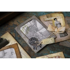 Sizzix Thinlits Diez Vintage Labels  By Tim Holtz 13Pkg