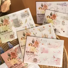 Set 3 planchas transfer The Words of Flowers - comprar online