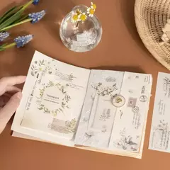 Set 3 planchas transfer The Words of Flowers - tienda online