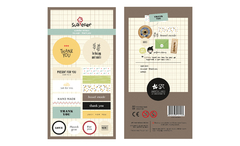 Stickers pvc 10*19 cm Suatelier