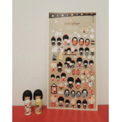 Stickers pvc 10*19 cm Suatelier Serie B - tienda online