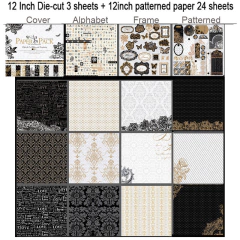 Pad Papel scrapbooking 30x30 Serie B