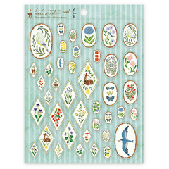 Plancha de stickers PET Hyogensha x Midori Asano