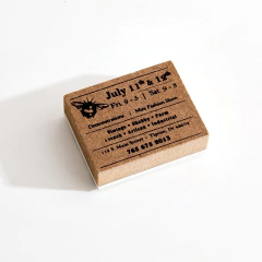Sellos de Madera y Goma Colección  Wooden Rubber Stamps ( varios tamaños)