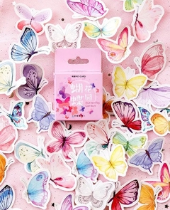 Stickers Cajita Mariposas