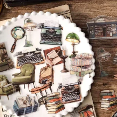 Pack de 40 stickers PET Retro Song Series - tienda online