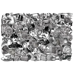 Idea-Ology Layers Die-Cuts Engraving 76/Pkg (125)