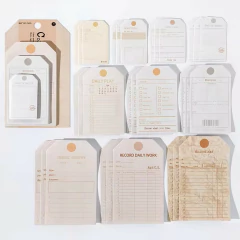 Pack 30 Stickers papel mate Tag Message