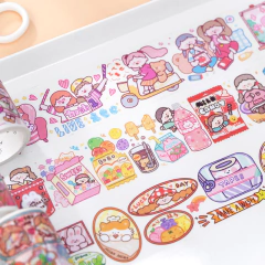 Washi coleccion Cuadrille Kawaii Yuxian 40 mm x 3 m en internet