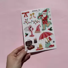 Stickers Navidad base transparente By Pale