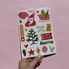 Stickers Navidad base transparente By Pale