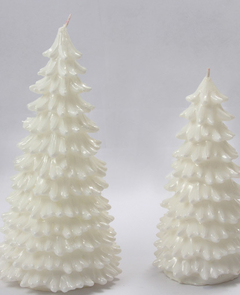Vela Arbol Navideño Dorada