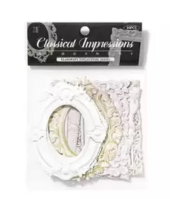 Pack de 10 marcos troquelados Vintage Classical