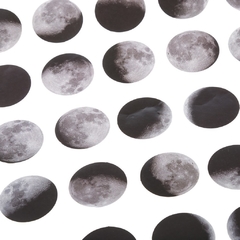 Stickers Cajita Luna Blanco y Negro