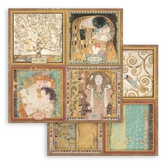 Stamperia Double Sided Paper 8"x8" 10pkg Serie B - Casa Washi