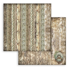 Stamperia Backgrounds double sided Paper Pad 8x8 10pkg Serie B - Casa Washi