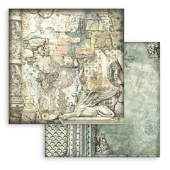 Stamperia Backgrounds double sided Paper Pad 8x8 10pkg Serie B - Casa Washi