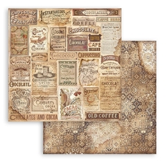 Stamperia Backgrounds double sided Paper Pad 8x8 10pkg Serie B - Casa Washi