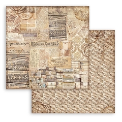 Stamperia Backgrounds double sided Paper Pad 8x8 10pkg Serie B - Casa Washi