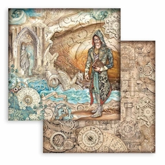 Stamperia Double Sided Paper 8"x8" 10pkg Serie A - comprar online