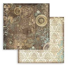 Stamperia Backgrounds double sided Paper Pad 8x8 10pkg
