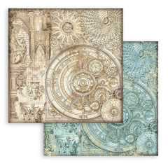 Stamperia Backgrounds double sided Paper Pad 8x8 10pkg