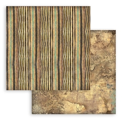 Stamperia Backgrounds double sided Paper Pad 8x8 10pkg Serie B - Casa Washi