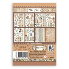 Stamperia A5 Washi Pad 8 Pkg