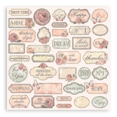 Stamperia Double Sided Paper 8"x8" 10pkg Serie B