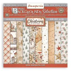Stamperia Backgrounds double sided Paper Pad 8x8 10pkg