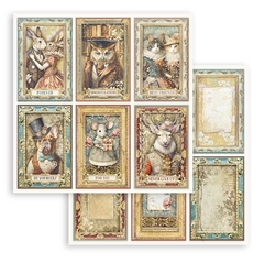 Stamperia Double Sided Paper 8"x8" 10pkg Serie C
