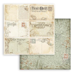 Stamperia Backgrounds double sided Paper Pad 8x8 10pkg Serie A
