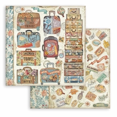 Stamperia Double Sided Paper 8"x8" 10pkg Serie C - Casa Washi