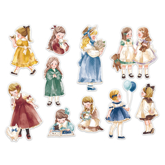 Set stickers troquelados Amie
