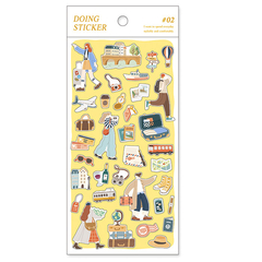Plancha Stickers washi Doing
