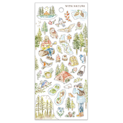 Plancha de stickers With Nature