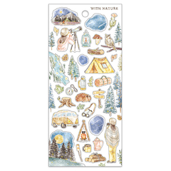 Plancha de stickers With Nature