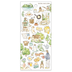 Plancha de stickers With Nature