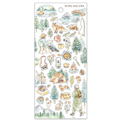 Plancha de stickers With Nature