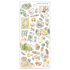 Plancha de stickers With Nature