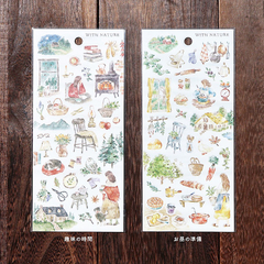 Plancha de stickers With Nature