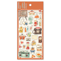 Plancha Stickers papel texturado Nostalgia
