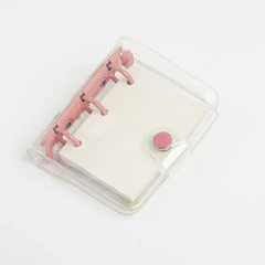 Carpeta cristal Mini Binder transparente con hojas lisas - comprar online