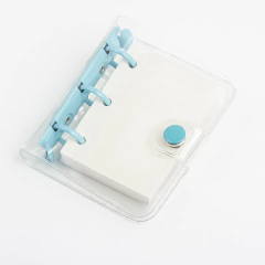 Carpeta cristal Mini Binder transparente con hojas lisas en internet